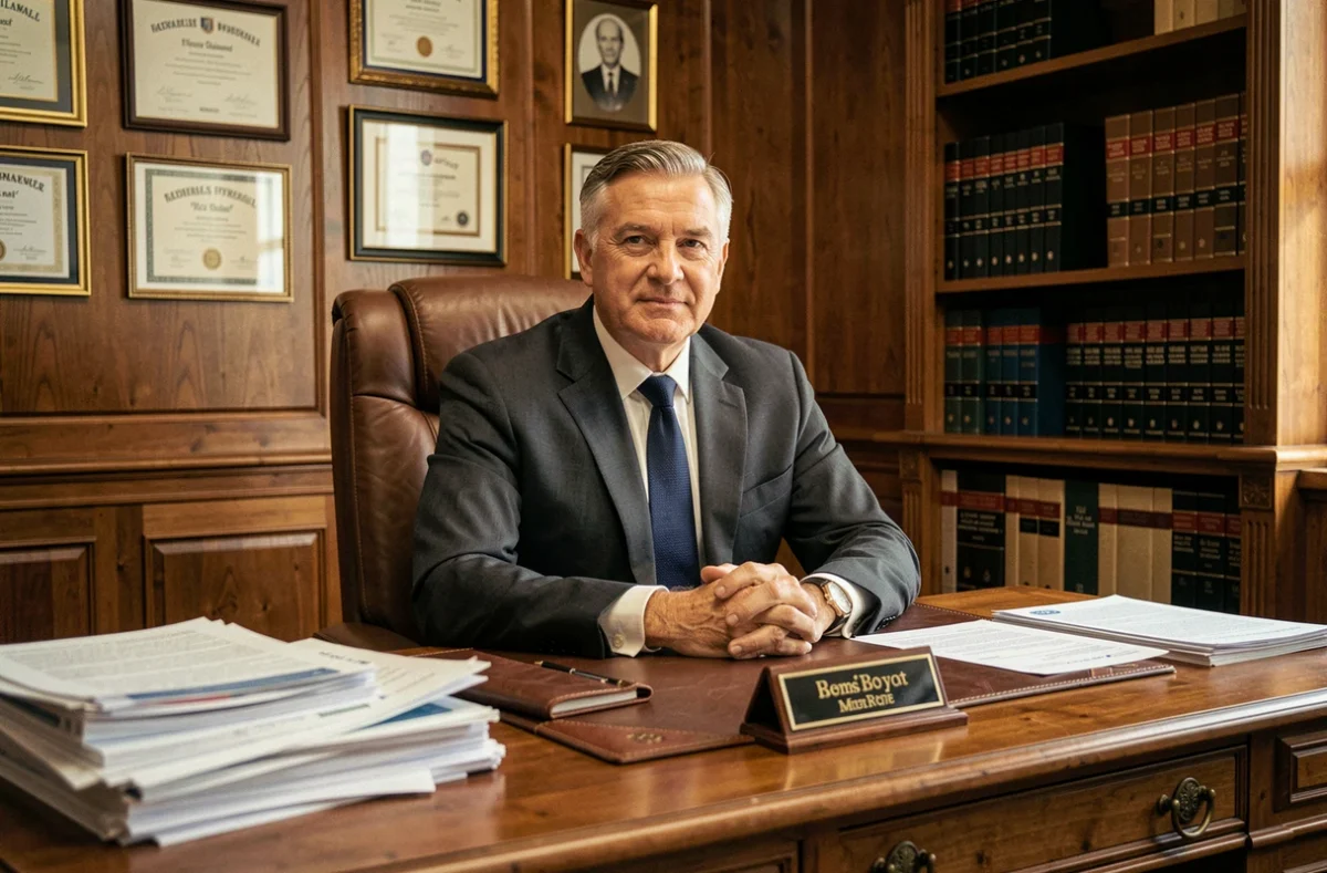 Conseiller CAFPI Nice dans un bureau historique reflétant l'expérience du réseau national de courtage immobilier