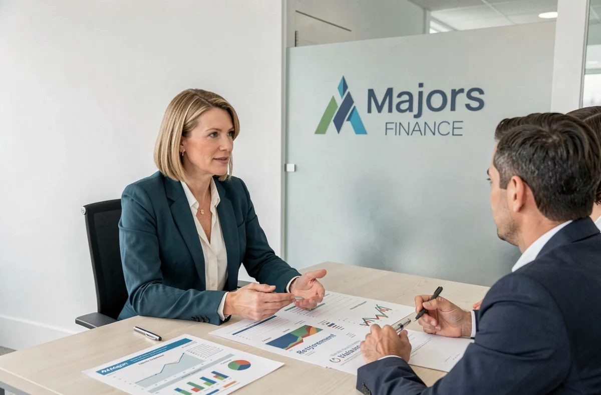 Une conseillère Majors Finance en Moselle présente des stratégies d'épargne et de retraite à ses clients